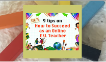 9 tips on How to Succeed as an Online Teacher